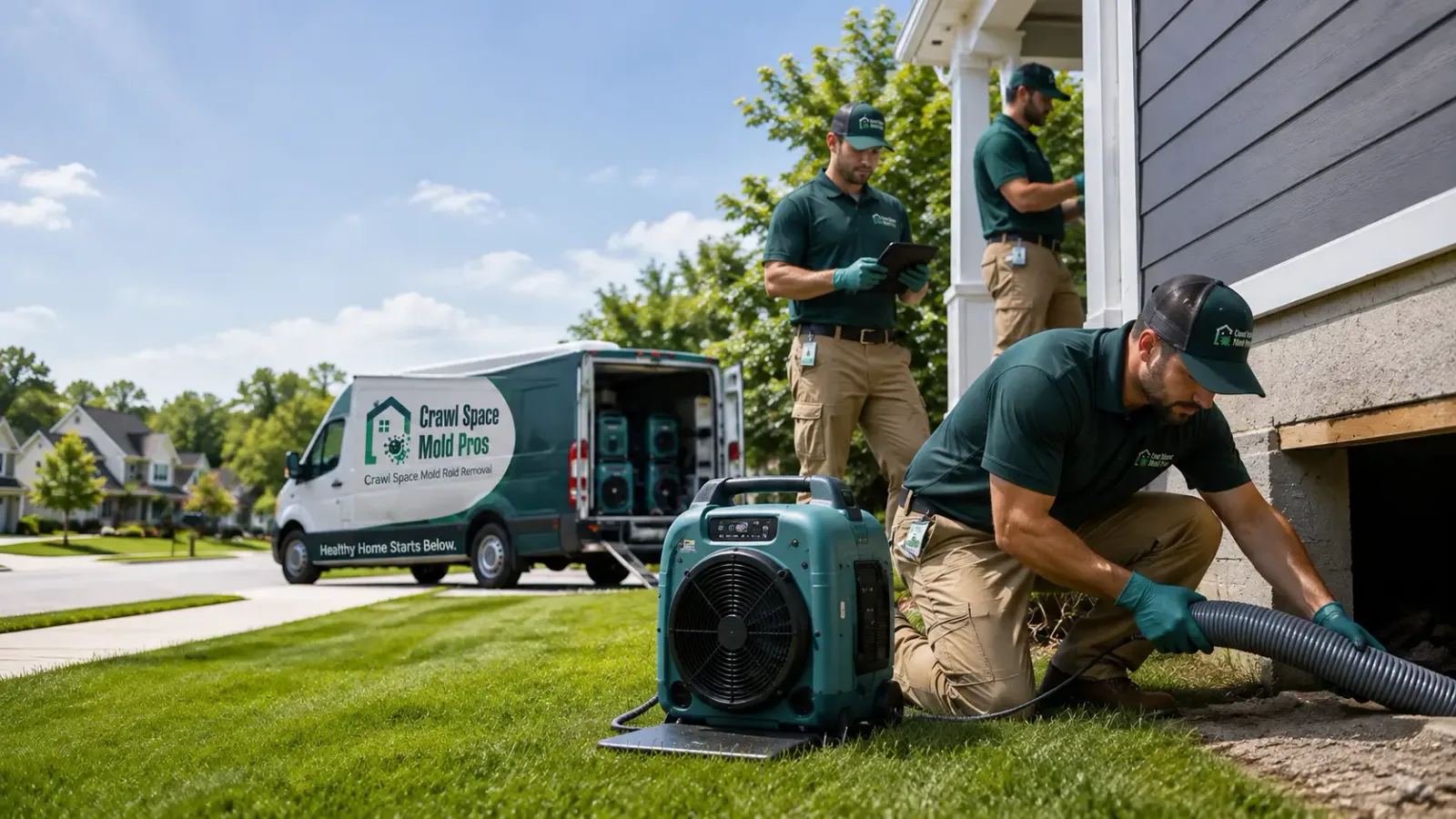 Crawl Space Mold Removal in Gordon, PA